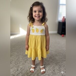 Tommy Bahama Sunny Yellow Dress with Lemon Details